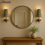 Load image into Gallery viewer, Rowan Retro Fabric Shade Wall Sconce – Classic Fabric Lighting For Bedroom