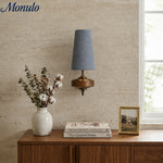 Load image into Gallery viewer, Rowan Retro Fabric Shade Wall Sconce – Classic Fabric Lighting For Bedroom