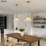 Bild in Gallery-Viewer laden, Aurenza Modern Farmhouse Kegelförmige Pendelleuchte – Dimmbares Küchen- und Eingangsbeleuchtung