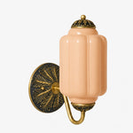 Load image into Gallery viewer, Eloise Vintage Scalloped Milk Glass Wall Sconce - Modern Accent Lighting for Bathroom and Bedroom