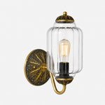 Load image into Gallery viewer, Eloise Vintage Scalloped Milk Glass Wall Sconce - Modern Accent Lighting for Bathroom and Bedroom