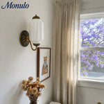 Load image into Gallery viewer, Eloise Vintage Scalloped Milk Glass Wall Sconce - Modern Accent Lighting for Bathroom and Bedroom