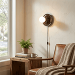 Bild in Gallery-Viewer laden, Eclipta Glass Plug-In Wall Light - product image 7