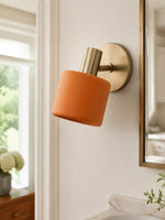 Load image into Gallery viewer, Cerova Porcelain Wall Sconce - Minimal Round Flush Mount Ceramic Light