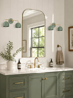 Load image into Gallery viewer, Meito Dome Farmhouse Vanity Wall Sconce – Rustic Bathroom colorful Vanity Light Fixture
