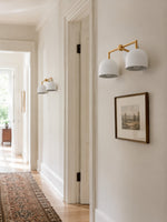 Load image into Gallery viewer, Meito Dome Farmhouse Vanity Wall Sconce – Rustic Bathroom colorful Vanity Light Fixture