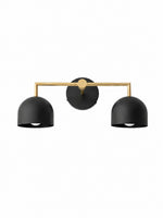 Load image into Gallery viewer, Meito Dome Farmhouse Vanity Wall Sconce – Rustic Bathroom colorful Vanity Light Fixture