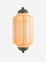 Load image into Gallery viewer, Eloise Vintage Scalloped Milk Glass Wall Sconce - Modern Accent Lighting for Bathroom and Bedroom