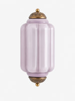 Load image into Gallery viewer, Eloise Vintage Scalloped Milk Glass Wall Sconce - Modern Accent Lighting for Bathroom and Bedroom