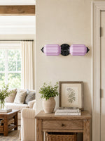 Load image into Gallery viewer, Eloise Vintage Scalloped Milk Glass Wall Sconce - Modern Accent Lighting for Bathroom and Bedroom