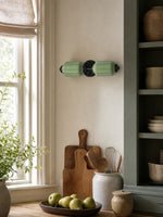 Load image into Gallery viewer, Eloise Vintage Scalloped Milk Glass Wall Sconce - Modern Accent Lighting for Bathroom and Bedroom