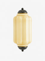 Load image into Gallery viewer, Eloise Vintage Scalloped Milk Glass Wall Sconce - Modern Accent Lighting for Bathroom and Bedroom