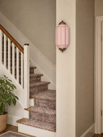 Load image into Gallery viewer, Eloise Vintage Scalloped Milk Glass Wall Sconce - Modern Accent Lighting for Bathroom and Bedroom