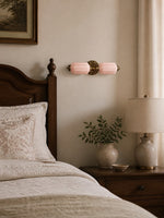 Load image into Gallery viewer, Eloise Vintage Scalloped Milk Glass Wall Sconce - Modern Accent Lighting for Bathroom and Bedroom