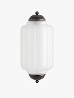Load image into Gallery viewer, Eloise Vintage Scalloped Milk Glass Wall Sconce - Modern Accent Lighting for Bathroom and Bedroom