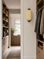 Load image into Gallery viewer, Eloise Vintage Scalloped Milk Glass Wall Sconce - Modern Accent Lighting for Bathroom and Bedroom