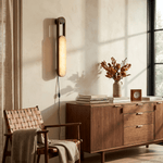Load image into Gallery viewer, Norix Alabaster Frame Plug-In Wall Light - product image 2