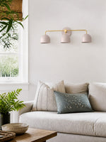 Load image into Gallery viewer, Meito Dome Farmhouse Vanity Wall Sconce – Rustic Bathroom colorful Vanity Light Fixture