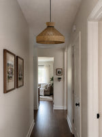 Bild in Gallery-Viewer laden, Woven Fabric Drum Pendant Light for Dining Room