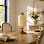 Load image into Gallery viewer, Eloise Scallop Glass Shade Vintage-Inspired Table Lamp for Bedroom and Living Room Accent Lighting