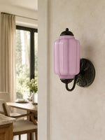 Load image into Gallery viewer, Eloise Vintage Scalloped Milk Glass Wall Sconce - Modern Accent Lighting for Bathroom and Bedroom