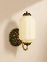 Load image into Gallery viewer, Vintage Milk Glass Sconce Bedside Hallway Eloise Wall Sconce