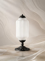 Bild in Gallery-Viewer laden, Eloise Scallop Glasschirm Vintage-inspirierte Tischlampe für Schlafzimmer und Wohnzimmer Akzentbeleuchtung