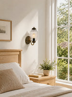 Bild in Gallery-Viewer laden, Vintage Milchglas Wandleuchte Nachttisch Flur Eloise Wandleuchte