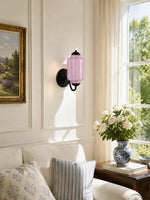 Bild in Gallery-Viewer laden, Vintage Milchglas Wandleuchte Nachttisch Flur Eloise Wandleuchte