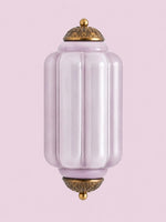 Load image into Gallery viewer, Eloise Vintage Scalloped Milk Glass Wall Sconce - Modern Accent Lighting for Bathroom and Bedroom