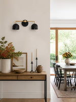 Bild in Gallery-Viewer laden, Meito Dome Bauernhaus-Wandlampe – Rustikale, bunte Badezimmer-Waschtischleuchte