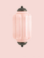 Load image into Gallery viewer, Eloise Vintage Scalloped Milk Glass Wall Sconce - Modern Accent Lighting for Bathroom and Bedroom