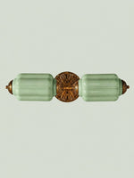 Load image into Gallery viewer, Eloise Vintage Scalloped Milk Glass Wall Sconce - Modern Accent Lighting for Bathroom and Bedroom