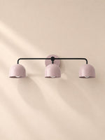 Bild in Gallery-Viewer laden, Meito Dome Bauernhaus-Wandlampe – Rustikale, bunte Badezimmer-Waschtischleuchte