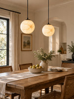Bild in Gallery-Viewer laden, Nordic Minimalist Alabaster Pendelleuchte