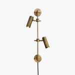 Bild in Gallery-Viewer laden, Spot Rail Brass Plug-In Wall Light - product image 1