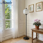 Load image into Gallery viewer, Eloise Decorative Glass Pumpkin Floor Lamp - Retro Organic Style for Living Rooms