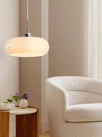 Bild in Gallery-Viewer laden, Nordic Metal Bauhaus Glas Pendelleuchte