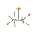 Bild in Gallery-Viewer laden, Mobilux Line Geometrischer Kronleuchter – Modernes Metalllicht für Schlafzimmer