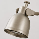 Load image into Gallery viewer, Brushed Nickel Adjustable Reading Wall Light