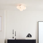 Load image into Gallery viewer, Glass Globe Flush Mount Light - Elegant Modern 5 Globe Ceiling Light