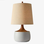 Load image into Gallery viewer, Avero Ambient Table Lamp with Artistic Ribbed Fabric Surface for Sofa Side Table and Desk