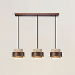 Bild in Gallery-Viewer laden, Travira Zylinder Travertin Pendelleuchte