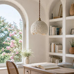 Cargar imagen en el visor de la Galería, Paper pendant light in room setting