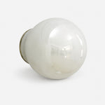 Load image into Gallery viewer, Pearl white ceramic cabinet knob side detail