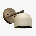 Load image into Gallery viewer, Metio Dome Industrial Modern Wall Sconce – Soft Ambient Light for Hallways