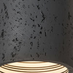 Cargar imagen en el visor de la Galería, Lámpara de Techo Cilíndrica Sabiara Wabi-Sabi - Luminaria de Techo con Luz Suave y Difusa para Dormitorios y Salas de Estar