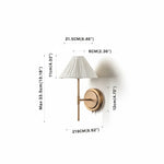 Charger l'image dans la visionneuse de galerie, Applique murale Luminella Elegant Bronze et Lin – Design classique pour chambre et couloir