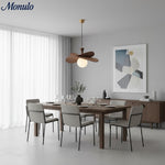 Charger l'image dans la visionneuse de galerie, Suspension Orrise Petal - Métal et bois modernes pour salons et salles à manger