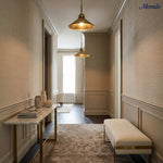 Cargar imagen en el visor de la Galería, Lámpara colgante cónica Aurenza de estilo rústico moderno: iluminación regulable para cocina y entrada.